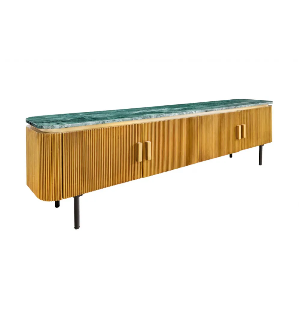 Stolik pod TV VENEZIANO 160cm drewno mango