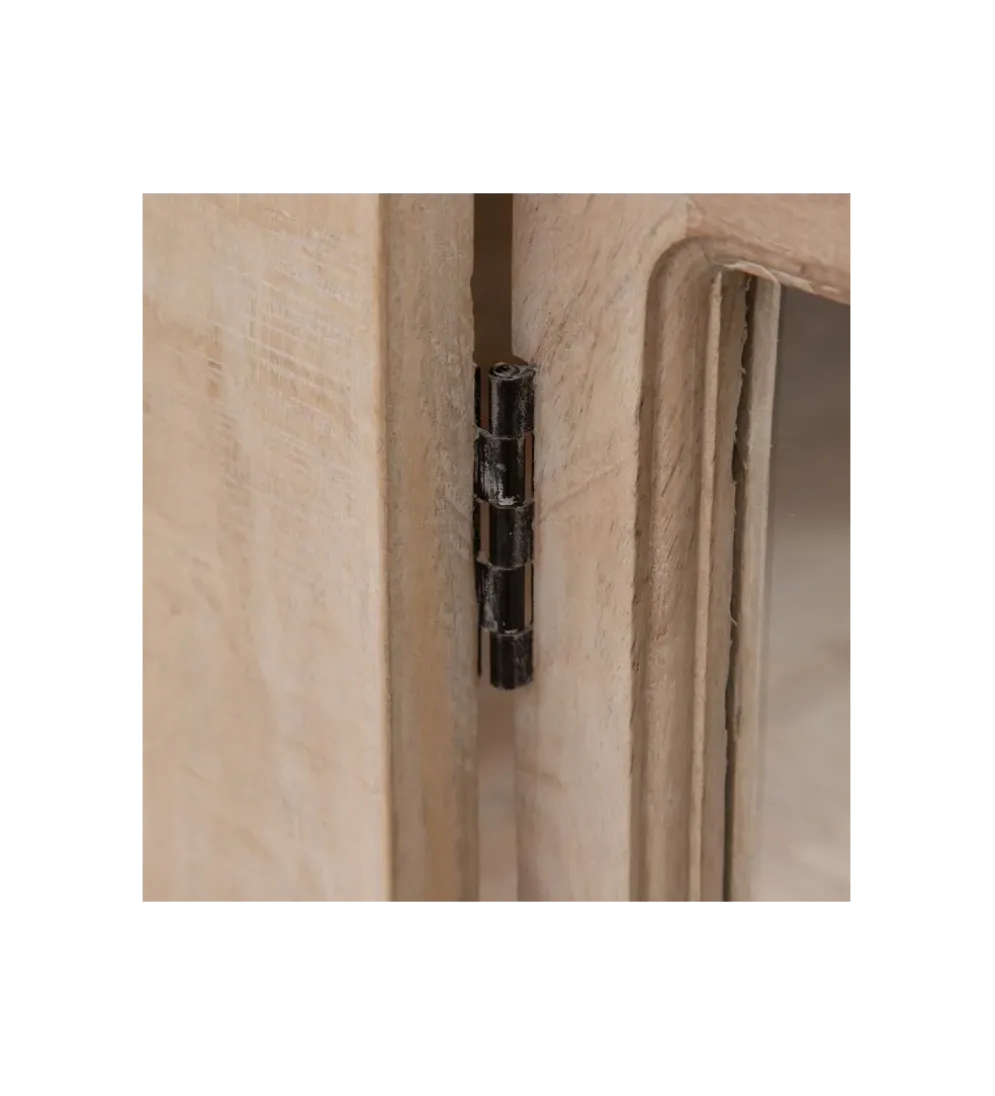 Stolik TV Witryna Iron Craft II160 cm drewno mango