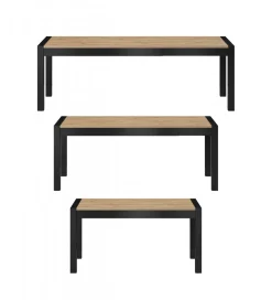Stół Rozkładany AKTIV 160 cm - 240 cm w optyce dąb Taurus