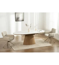 Stół rozkładany UNIQUE od 160 do 200 cm ceramiczny blat