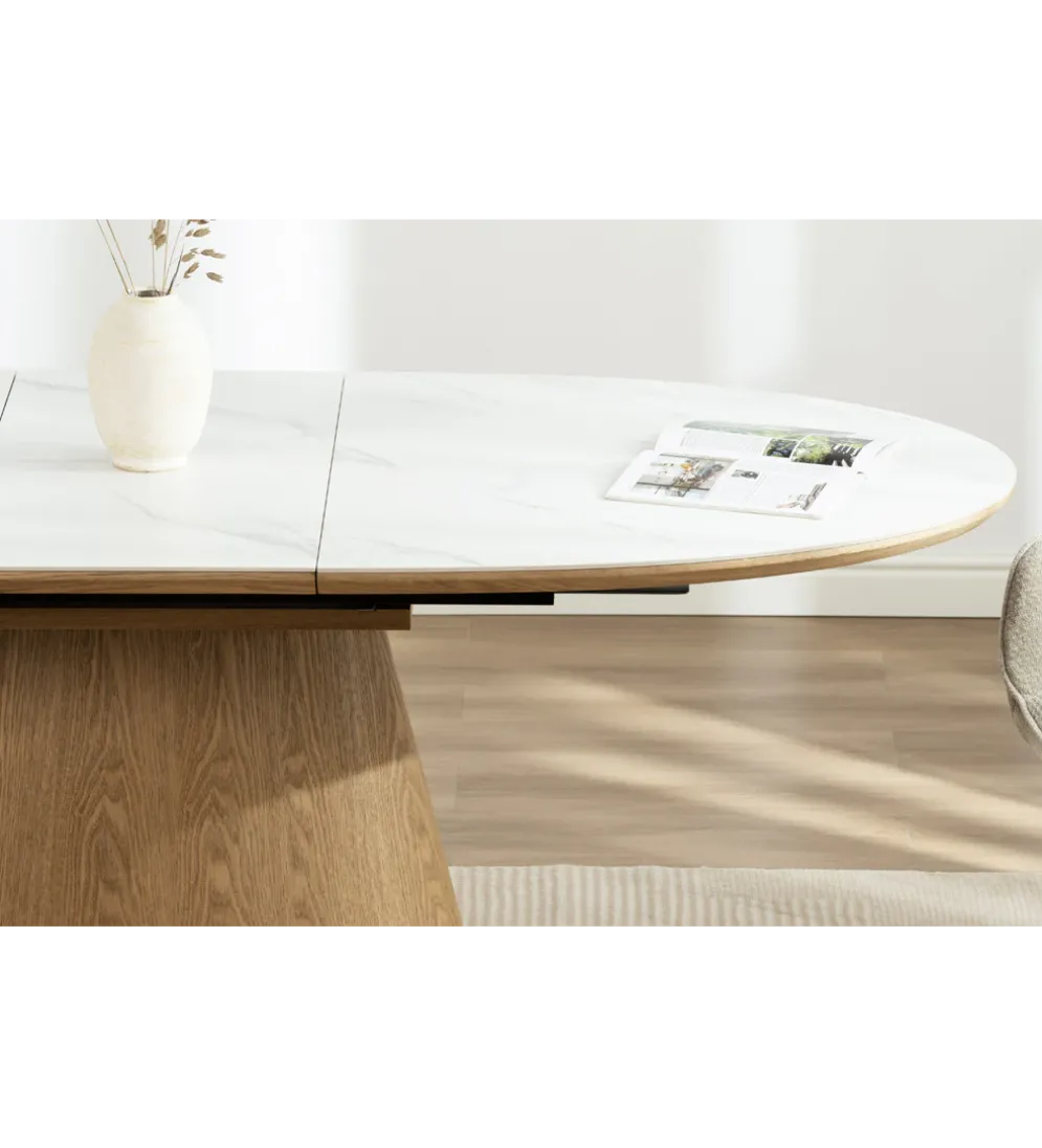 Stół rozkładany UNIQUE od 160 do 200 cm ceramiczny blat