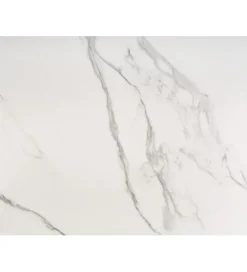 Stół rozkładany VIVALDI 160 cm - 200 cm ceramika w optyce białego marmuru
