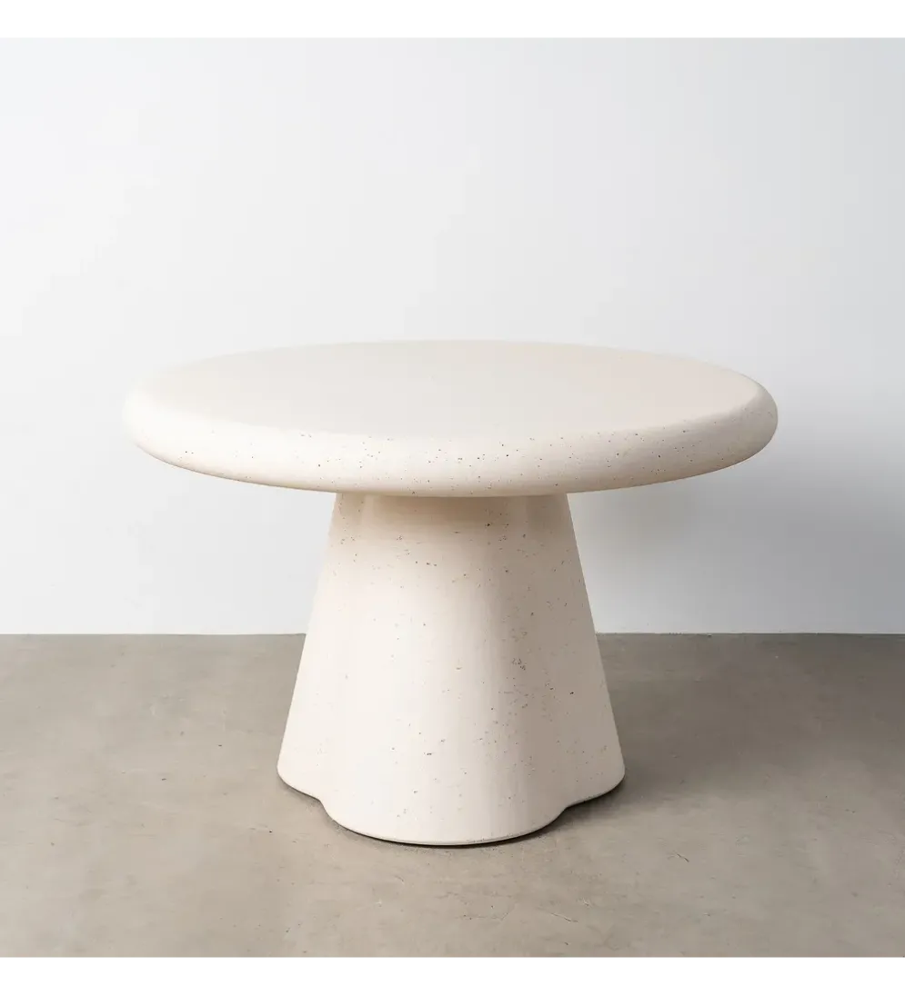 Stół TERRAZZI 120 cm białoszary