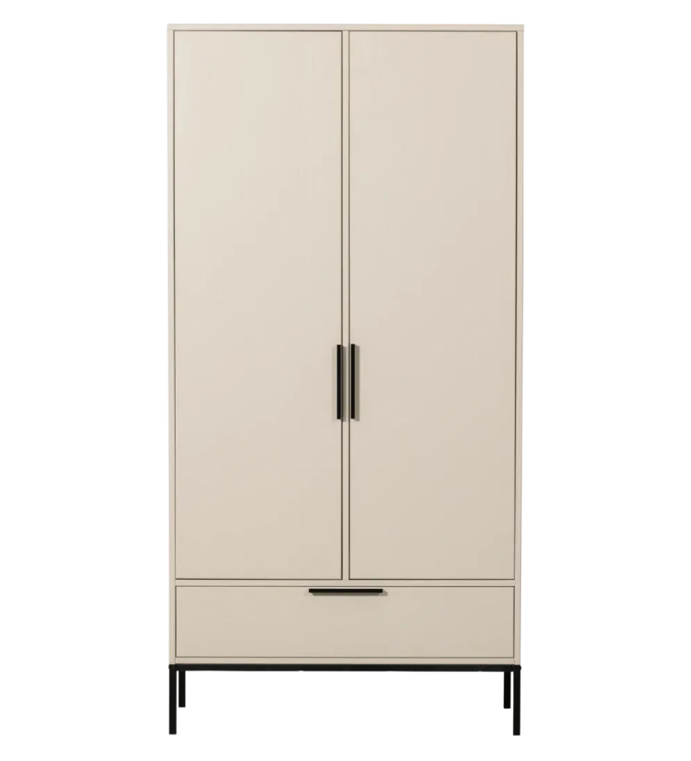 Szafa ADAM 200 cm drewno sosny dust