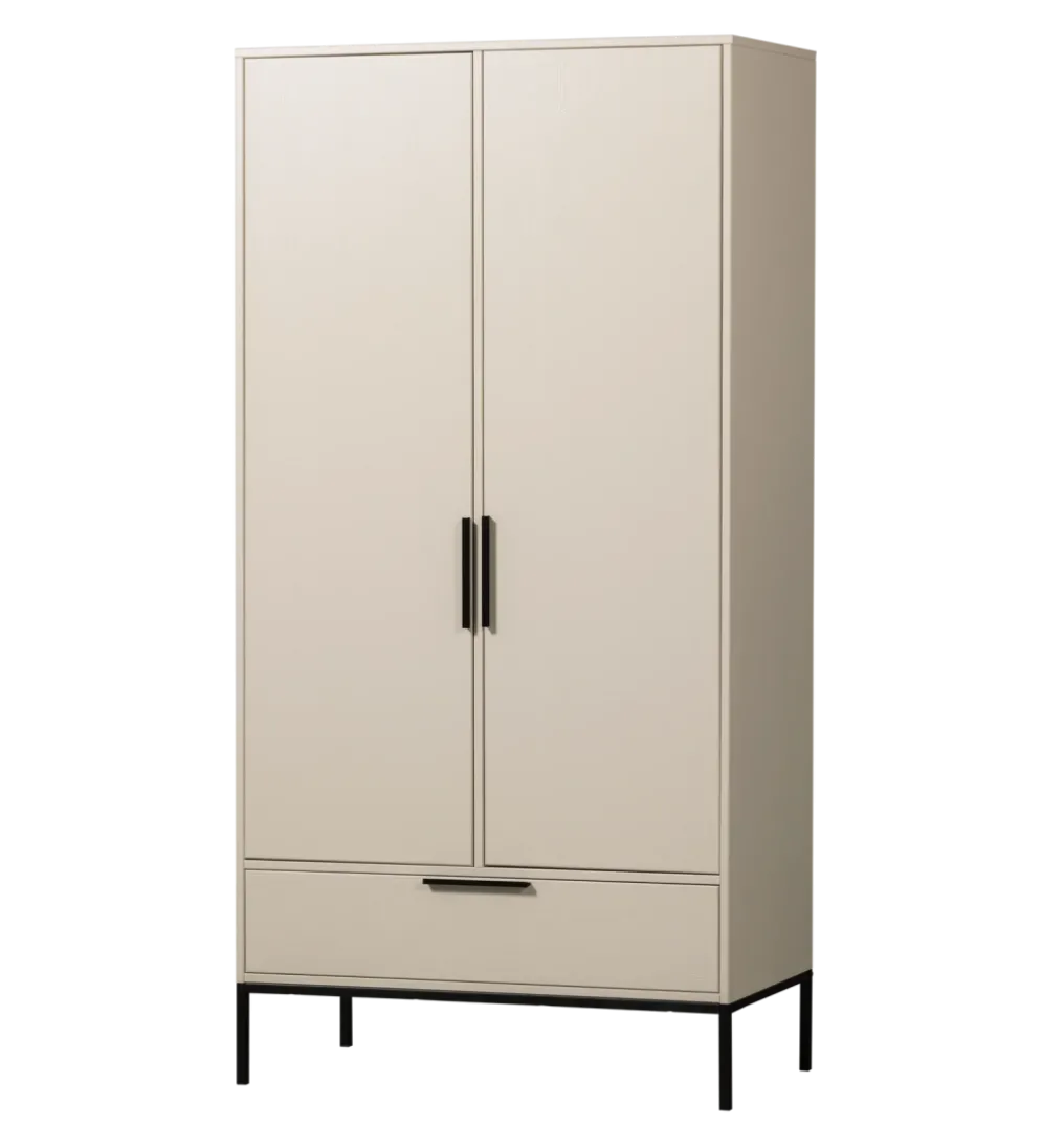Szafa ADAM 200 cm drewno sosny dust