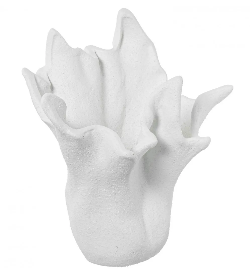 Wazon FOWER 30 cm ceramika biały