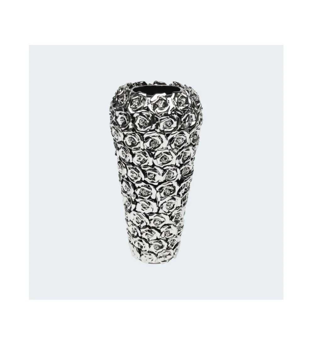 Wazon ROSE MULTI 36 cm chromowany