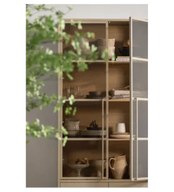 Witryna CASA 236 cm drewno sosny piaskowy