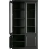 Witryna ORGANIZE 215 cm drewno sosna czarny mat