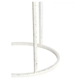 Zestaw 2 stolików kawowych SADAR 50 cm 52 cm białe